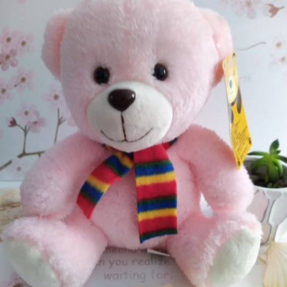Pink Bear Plushie - Picture 5 of 5